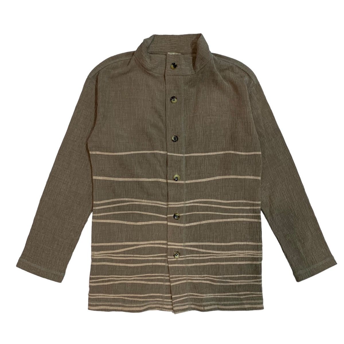 Issey Miyake × Pleats Please Issey Miyake 🔥Plantation Issey Miyake Pleated Button Jacket Size US S / EU 44-46 / 1 - 1 Thumbnail