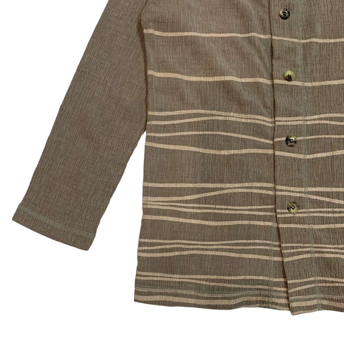 Issey Miyake × Pleats Please Issey Miyake 🔥Plantation Issey Miyake Pleated Button Jacket Size US S / EU 44-46 / 1 - 7 Thumbnail