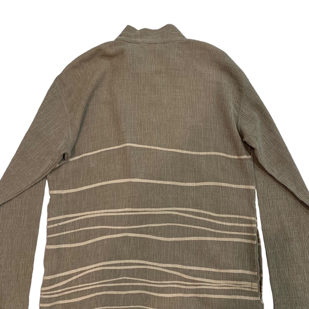 Issey Miyake × Pleats Please Issey Miyake 🔥Plantation Issey Miyake Pleated Button Jacket Size US S / EU 44-46 / 1 - 12 Thumbnail