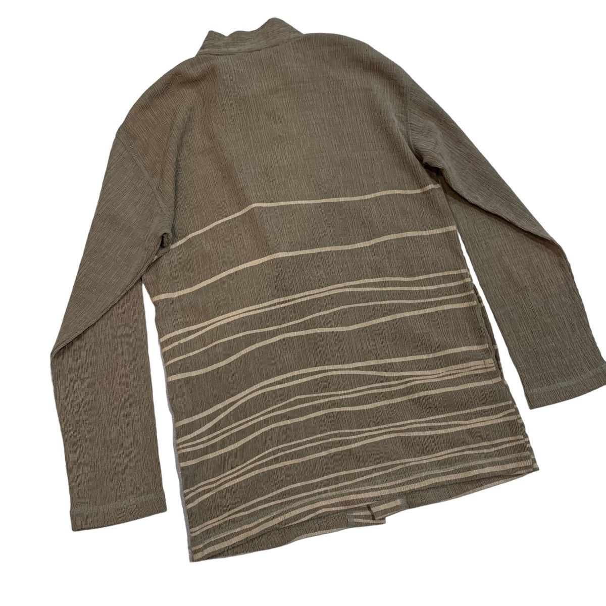 Issey Miyake × Pleats Please Issey Miyake 🔥Plantation Issey Miyake Pleated Button Jacket Size US S / EU 44-46 / 1 - 11 Thumbnail
