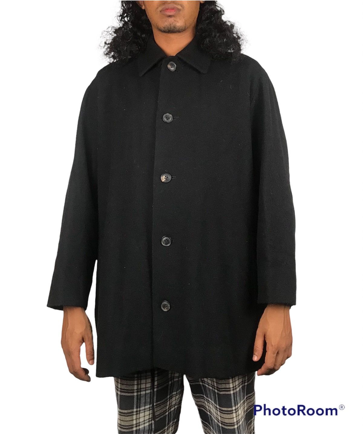 Yohji Yamamoto Y's Yohji Yamamoto casual/formal wool coat Size US M / EU 48-50 / 2 - 16 Thumbnail