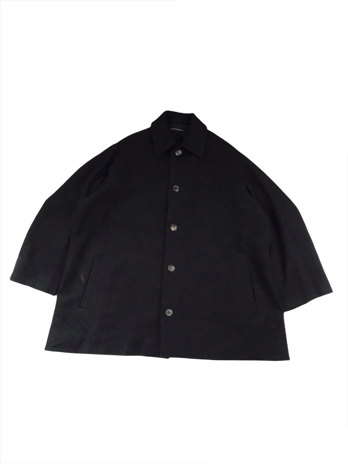Yohji Yamamoto Y's Yohji Yamamoto casual/formal wool coat Size US M / EU 48-50 / 2 - 14 Thumbnail