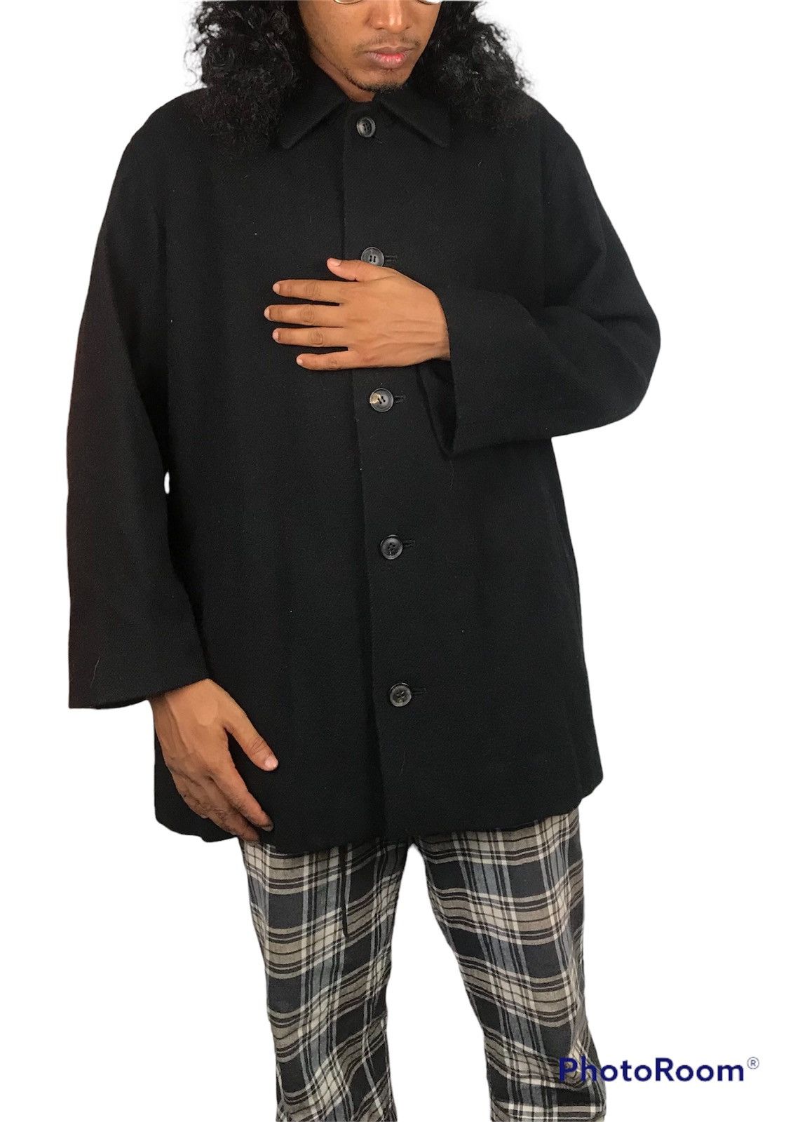 Yohji Yamamoto Y's Yohji Yamamoto casual/formal wool coat Size US M / EU 48-50 / 2 - 15 Thumbnail