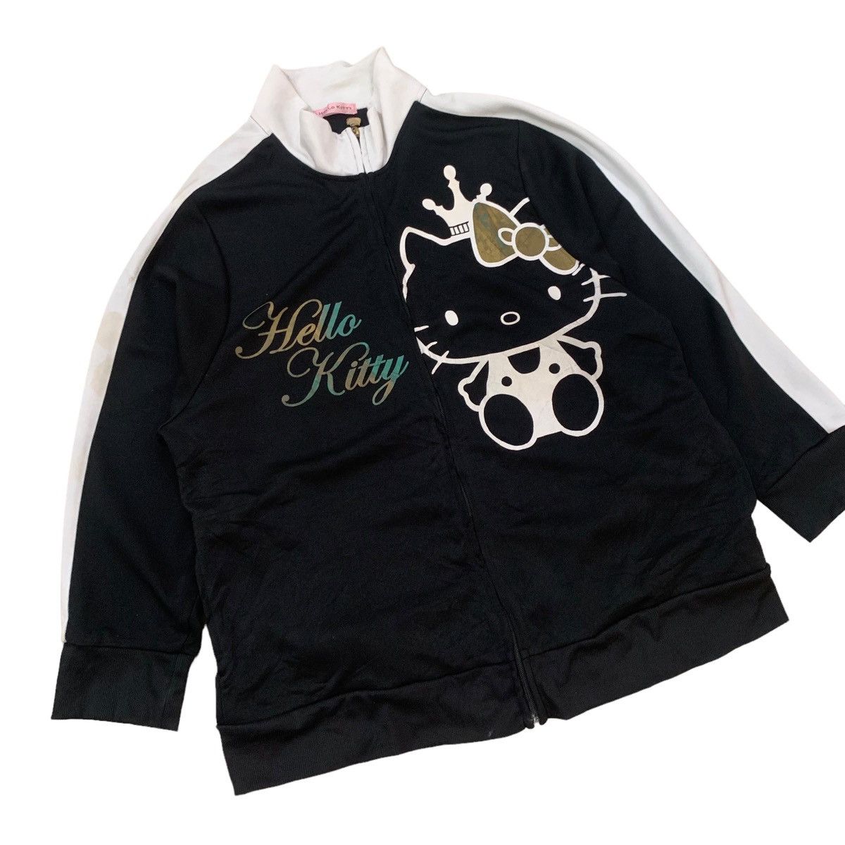 Cartoon Network Vintage Hello Kitty Big Logo Zipper Jacket Size US L / EU 52-54 / 3 - 6 Thumbnail