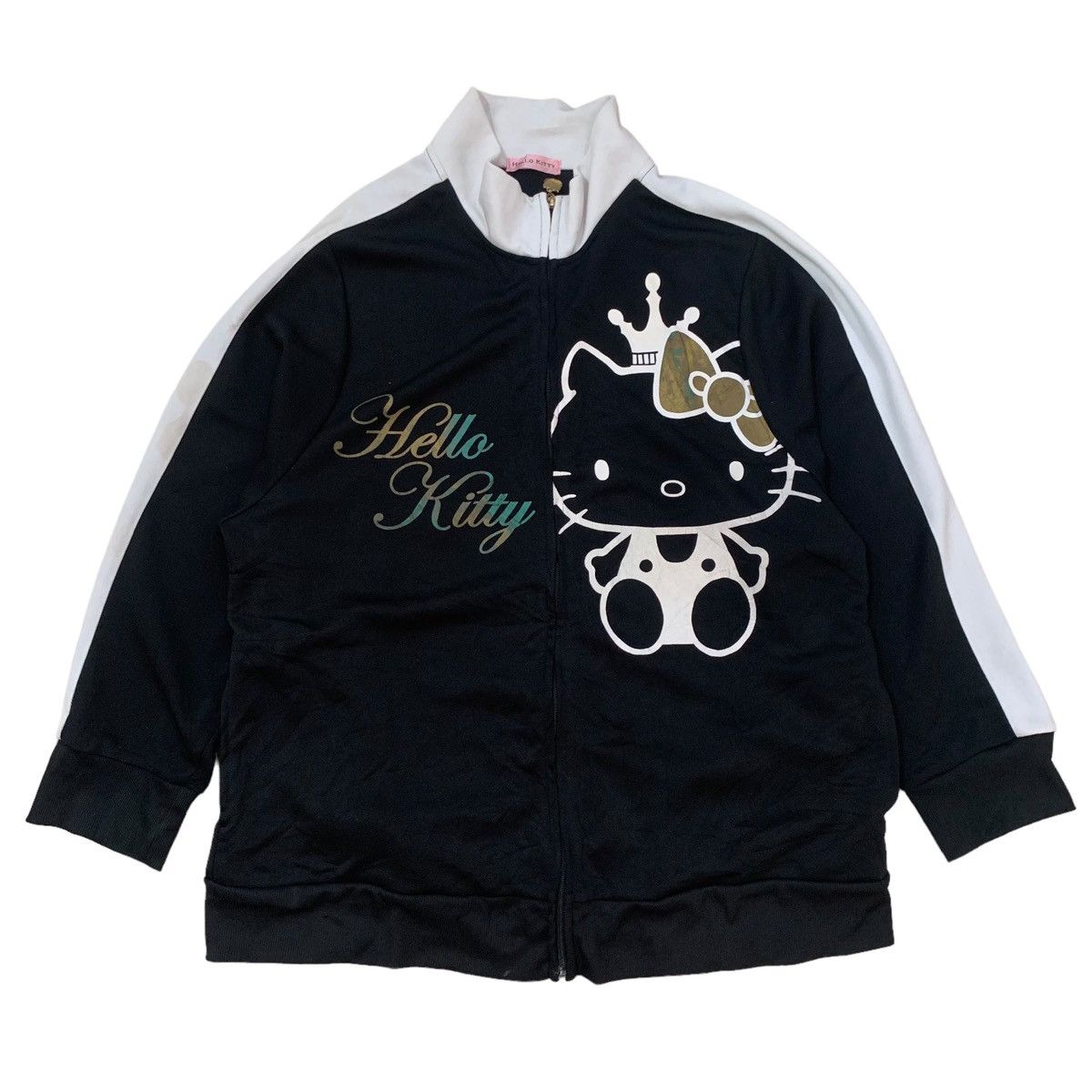 Cartoon Network Vintage Hello Kitty Big Logo Zipper Jacket Size US L / EU 52-54 / 3 - 2 Thumbnail