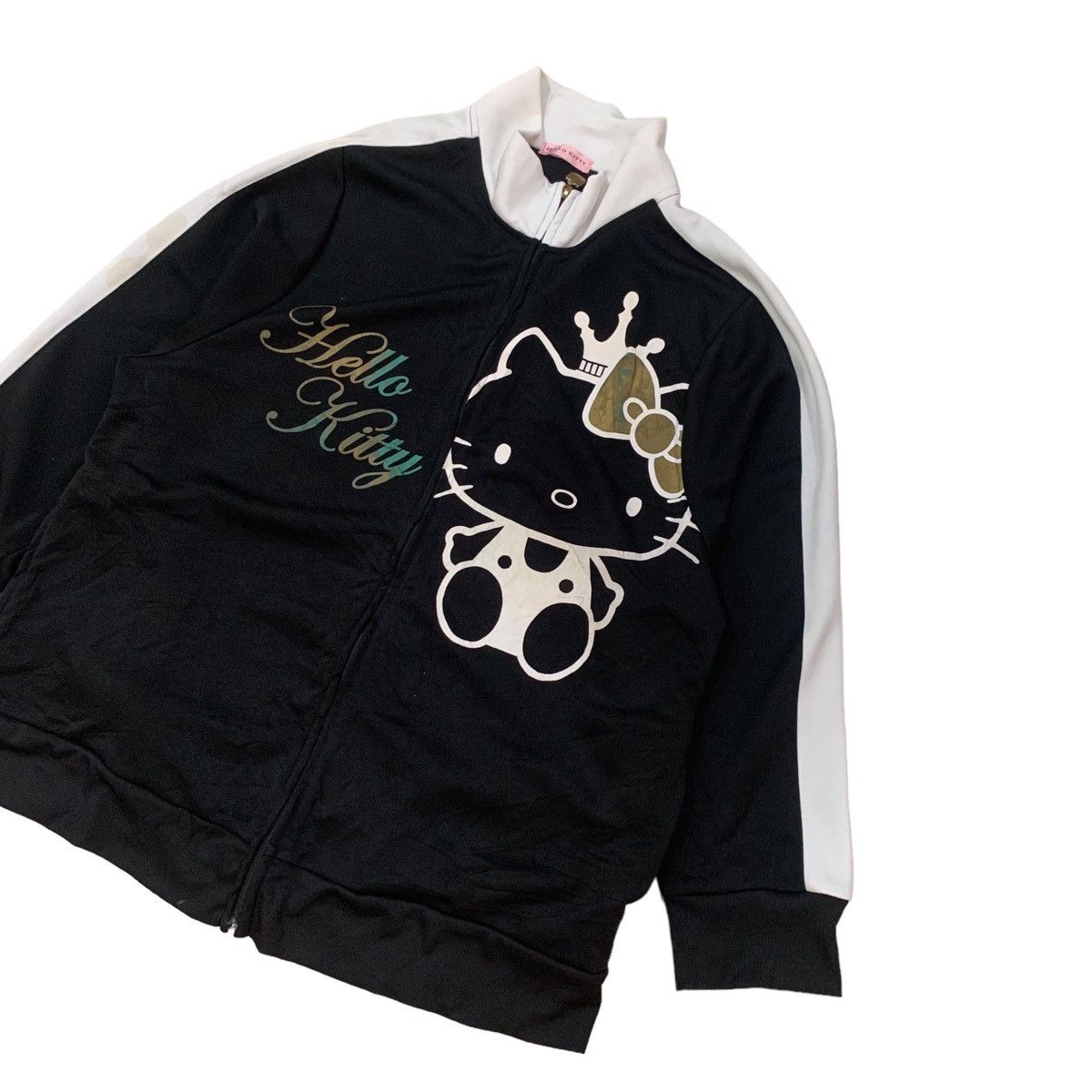 Cartoon Network Vintage Hello Kitty Big Logo Zipper Jacket Size US L / EU 52-54 / 3 - 5 Thumbnail