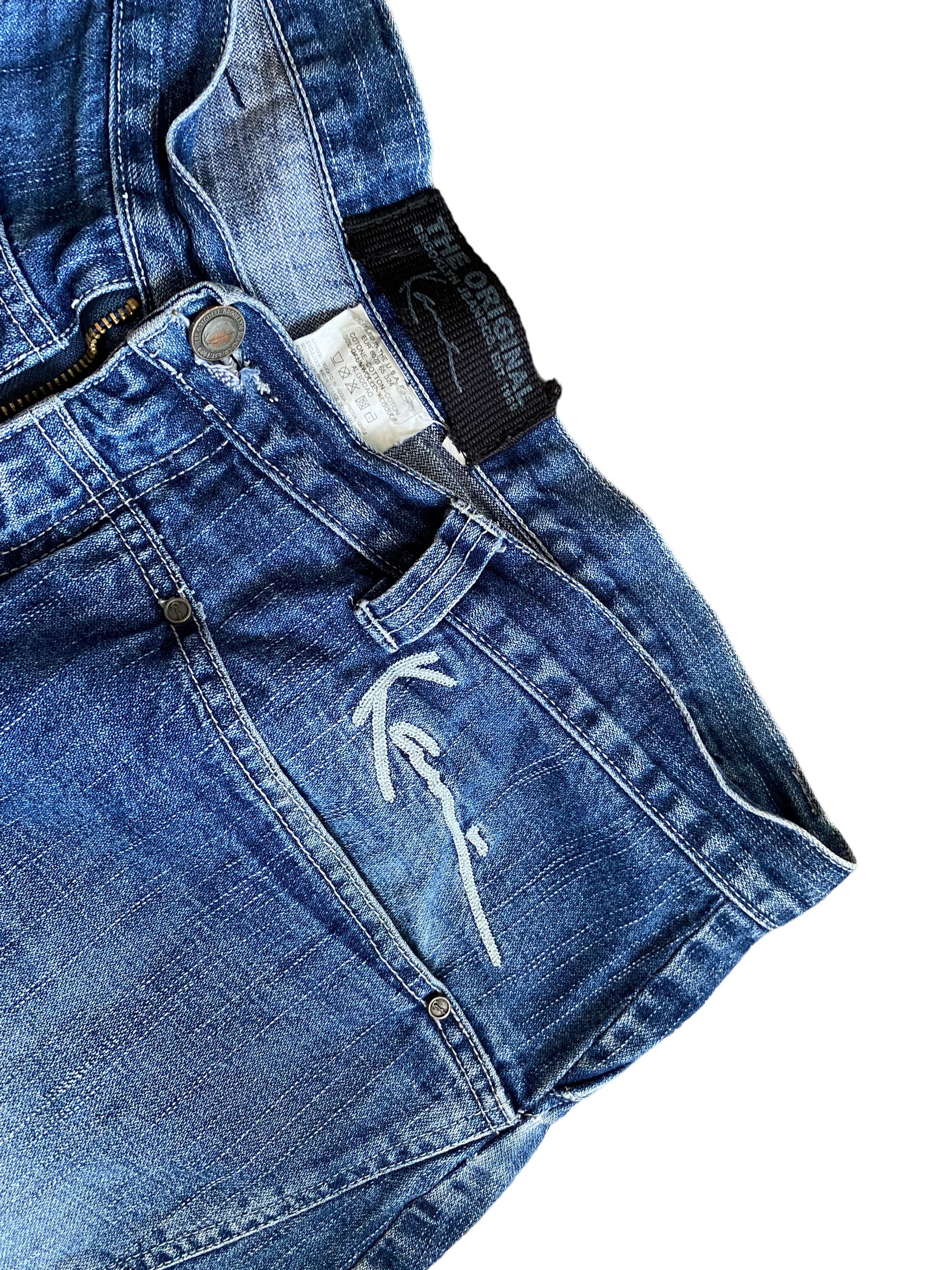 Karl Kani × Vintage Karl Kani y2k baggy denim shorts, jorts Size US 38 / EU 54 - 2 Thumbnail