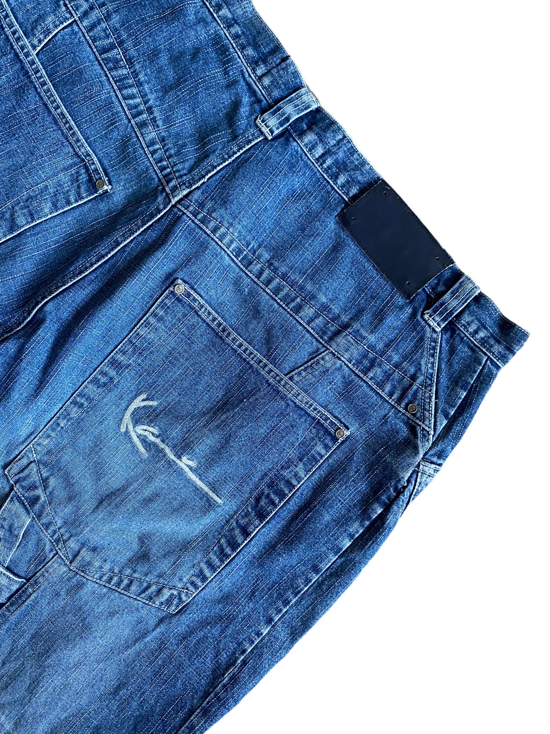 Karl Kani × Vintage Karl Kani y2k baggy denim shorts, jorts Size US 38 / EU 54 - 3 Thumbnail