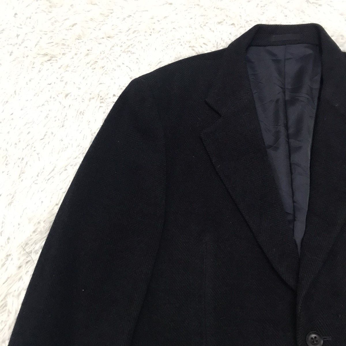 Burberry Burberry wool & angora blezer jacket made in Japan Size US M / EU 48-50 / 2 - 2 Thumbnail