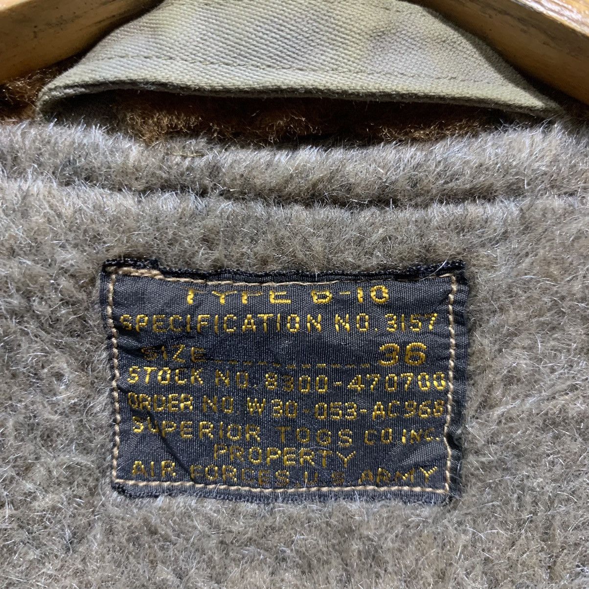 Buzz Rickson's WWll USAAF B-10 Flying Jacket Military Superior Togs Size 36 Size US S / EU 44-46 / 1 - 15 Thumbnail