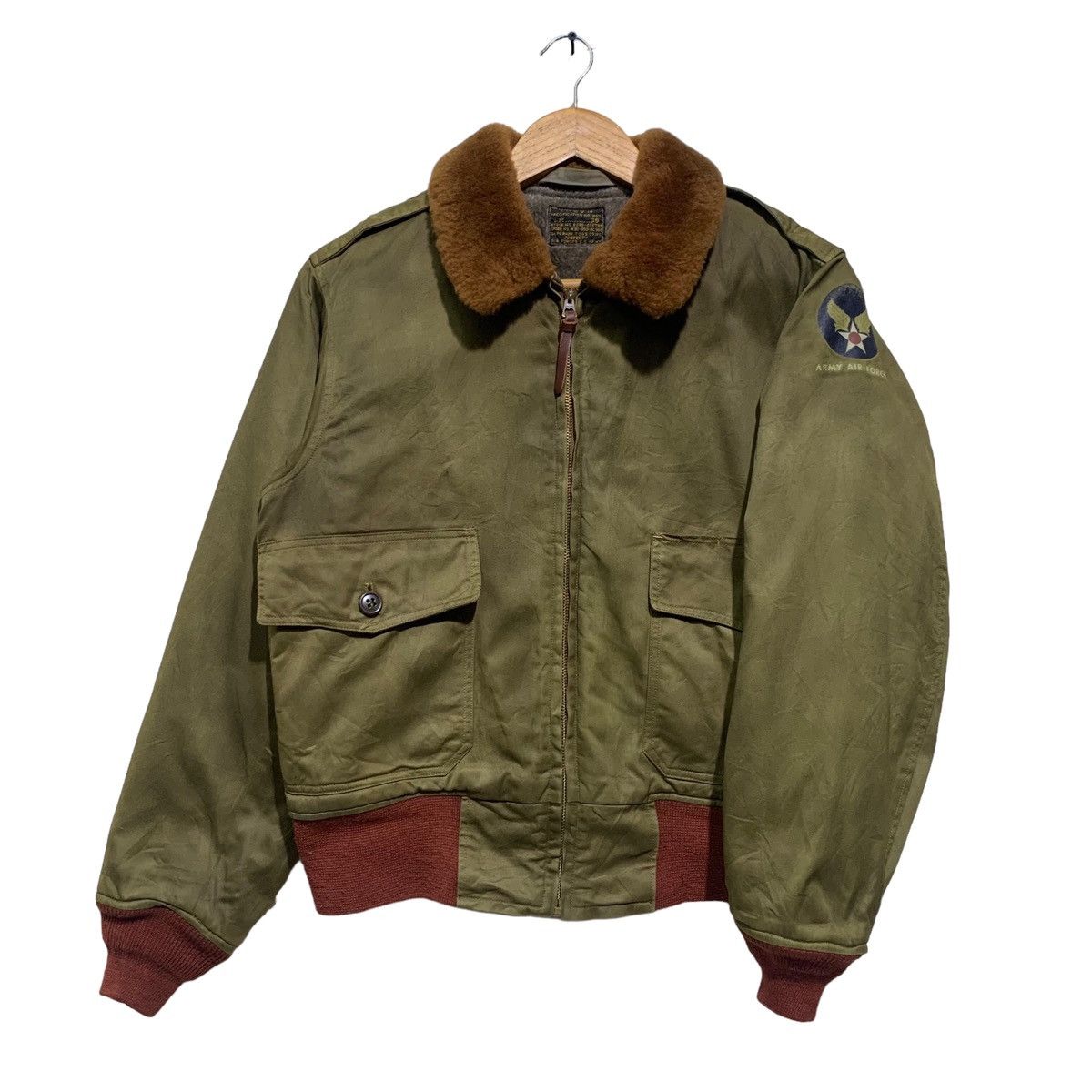 Buzz Rickson's WWll USAAF B-10 Flying Jacket Military Superior Togs Size 36 Size US S / EU 44-46 / 1 - 5 Thumbnail