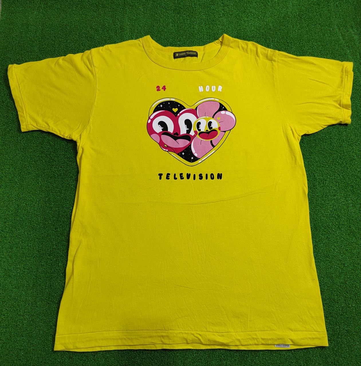 Japanese Brand × Takashi Murakami × Vintage Vintage Takashi Murakami x 24 Hour Television T-shirt Size US L / EU 52-54 / 3 - 6 Thumbnail