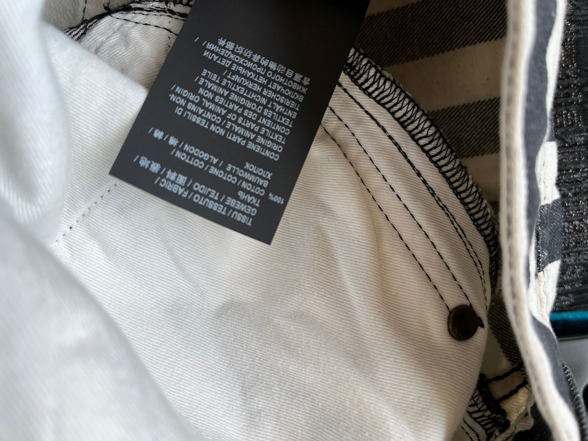 Saint Laurent Paris Jeans Pants in Black & White Color Size US 30 / EU 46 - 20 Thumbnail