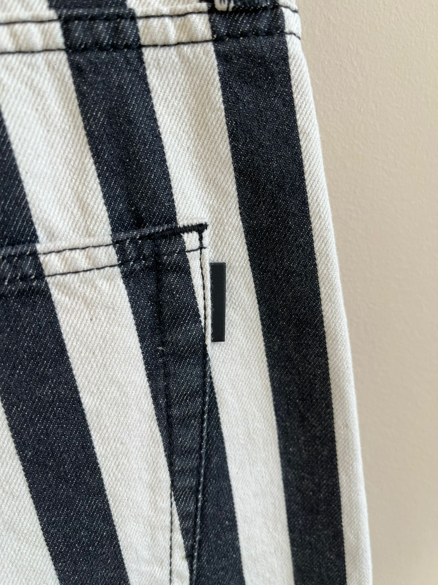 Saint Laurent Paris Jeans Pants in Black & White Color Size US 30 / EU 46 - 19 Thumbnail