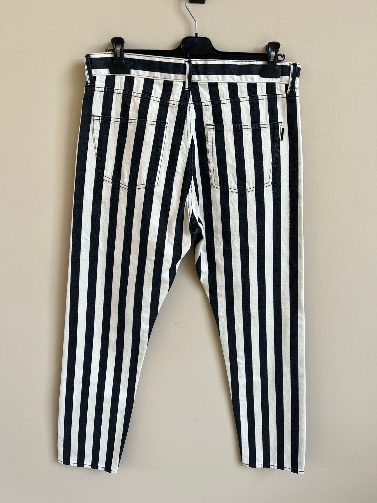 Saint Laurent Paris Jeans Pants in Black & White Color Size US 30 / EU 46 - 17 Thumbnail