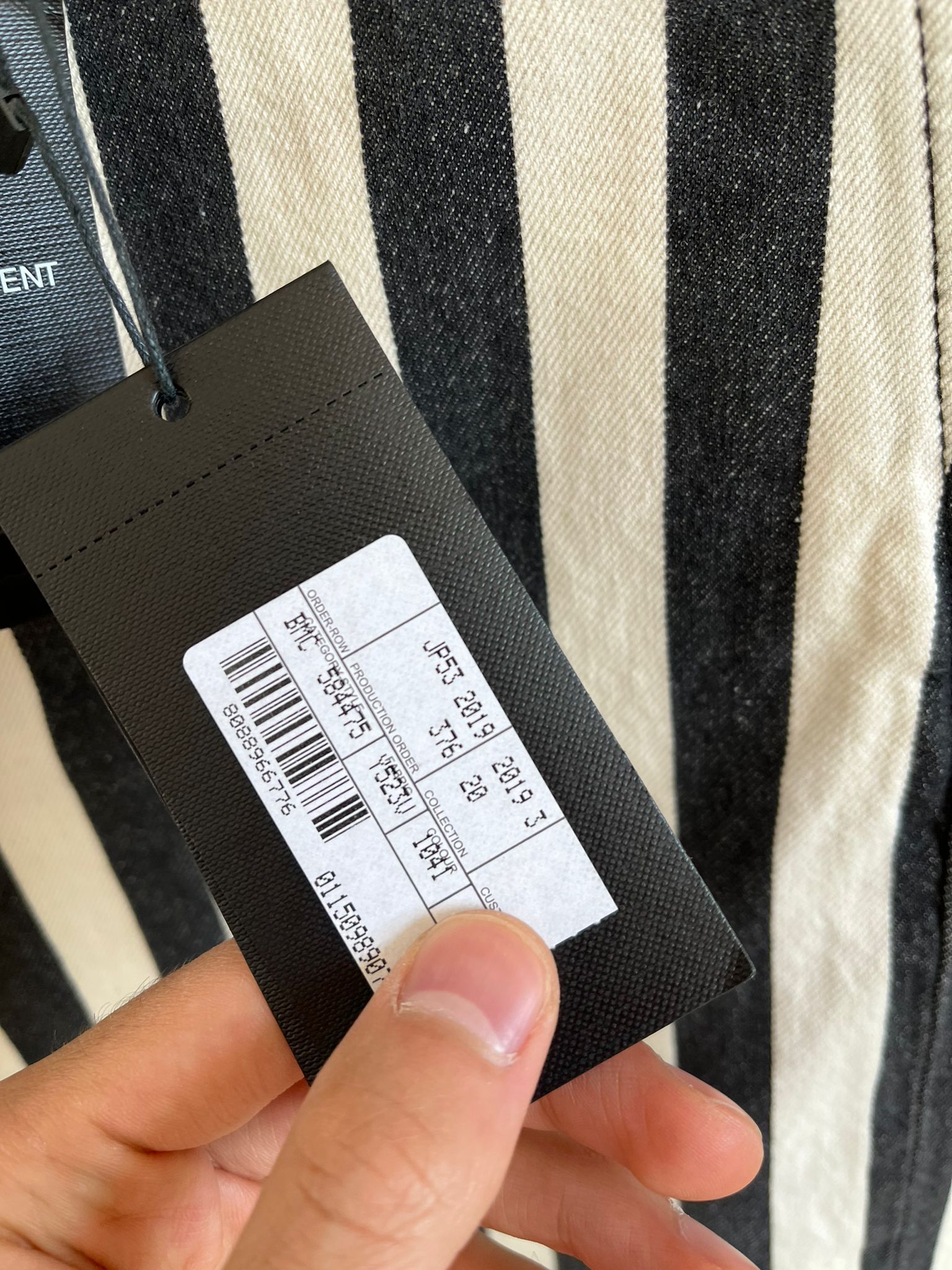 Saint Laurent Paris Jeans Pants in Black & White Color Size US 30 / EU 46 - 15 Thumbnail