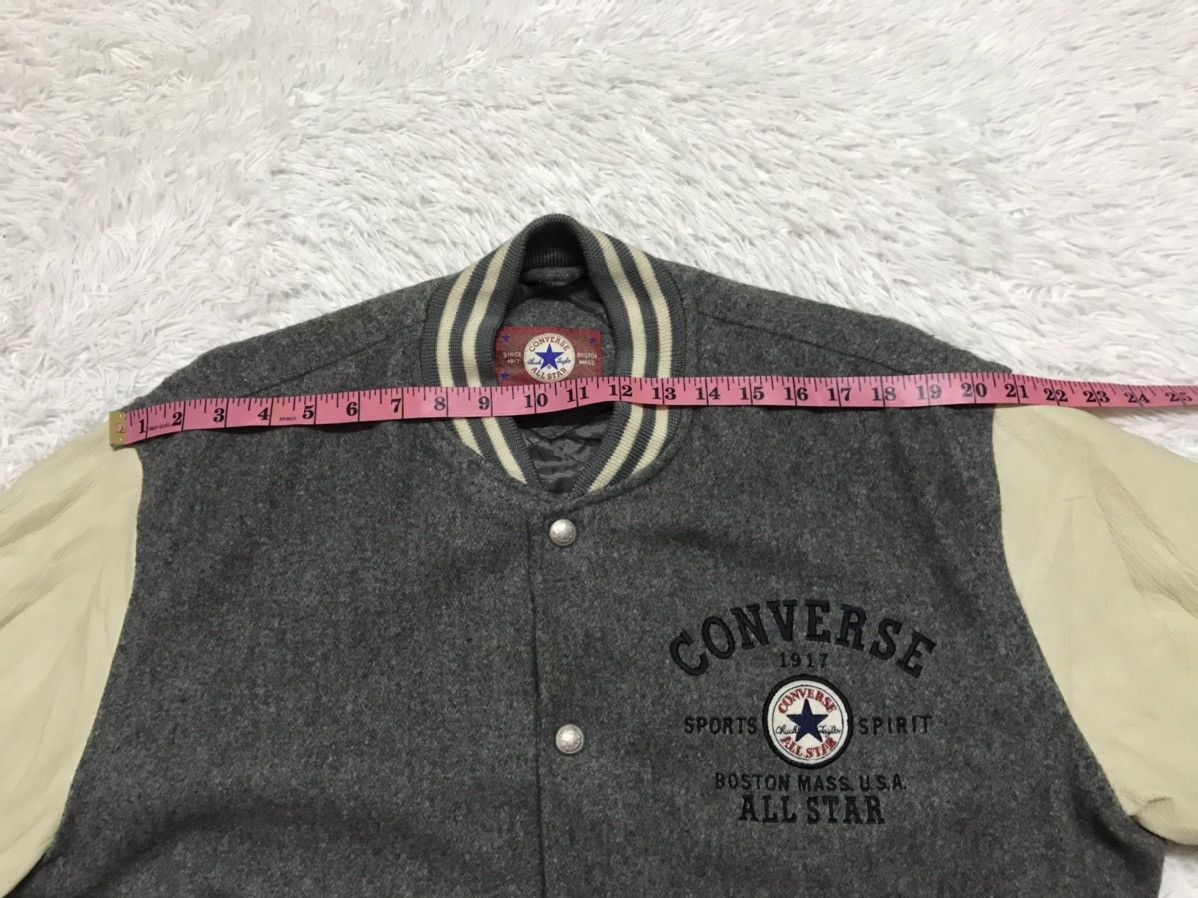 Converse Vtg Converse Embroidery Wool Leater Sleeve Varsity Jacket Size US L / EU 52-54 / 3 - 15 Thumbnail