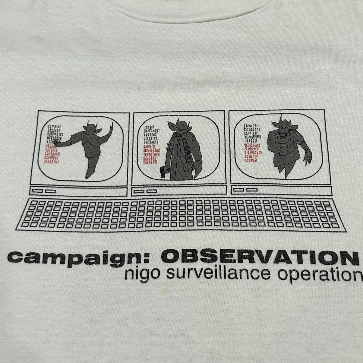 Bape × Futura Bape x Futura Unkle Mowax Surveillance Tee Size US L / EU 52-54 / 3 - 3 Thumbnail