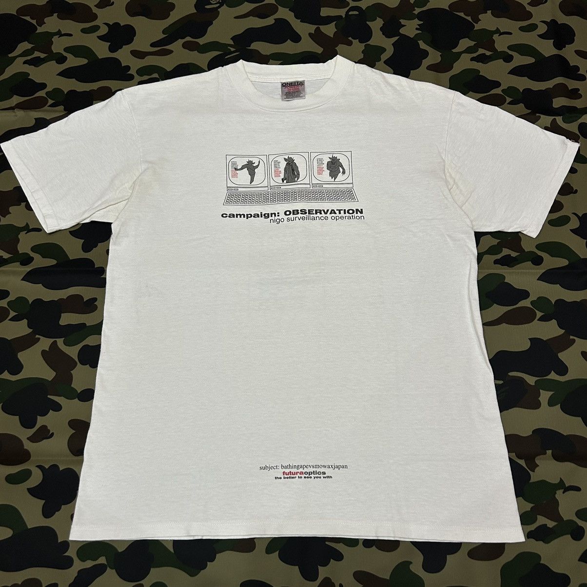 Bape × Futura Bape x Futura Unkle Mowax Surveillance Tee Size US L / EU 52-54 / 3 - 1 Thumbnail