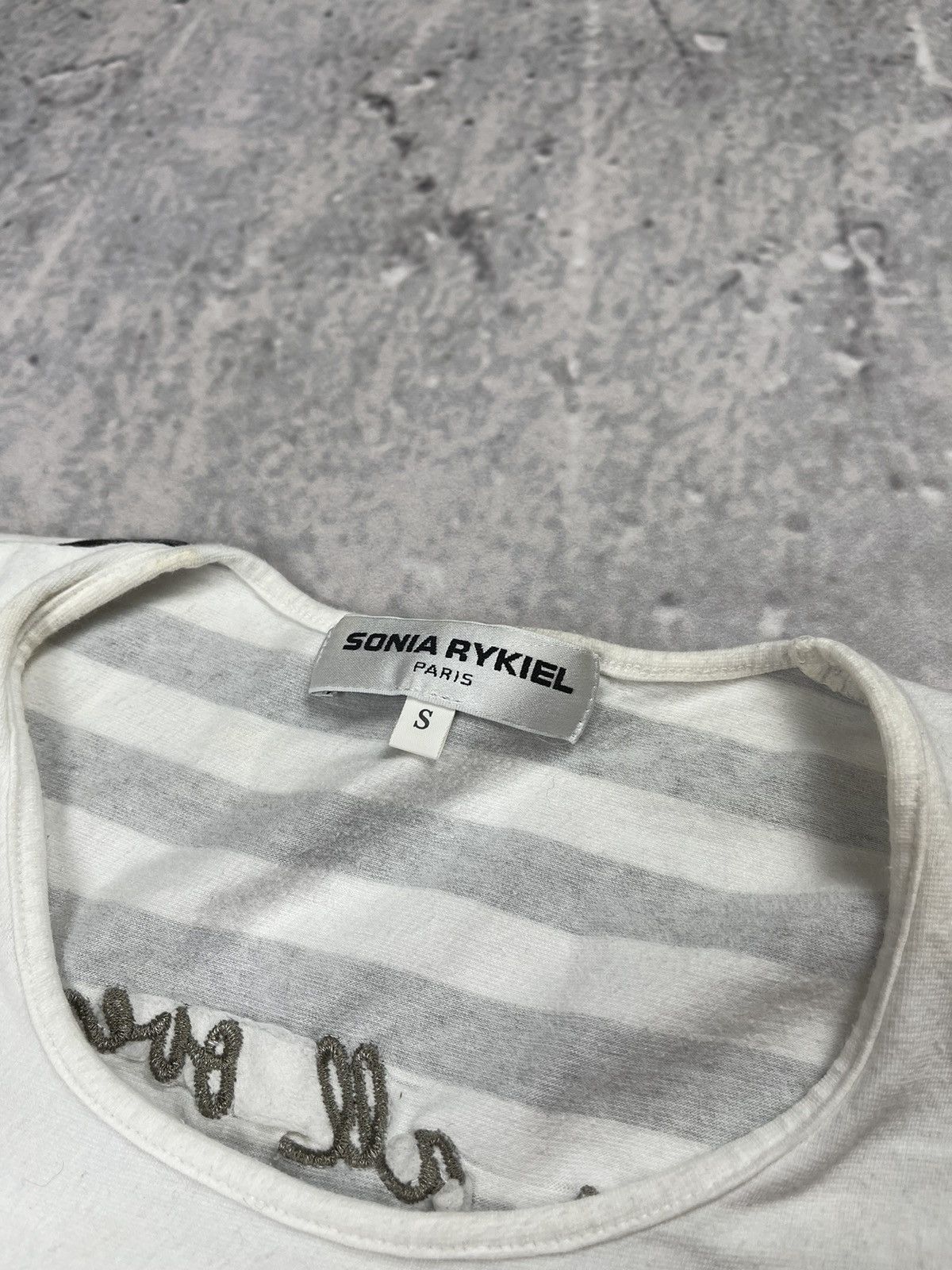 Sonia Rykiel Sonia Rykiel Paris tee vintage Size S / US 4 / IT 40 - 4 Thumbnail