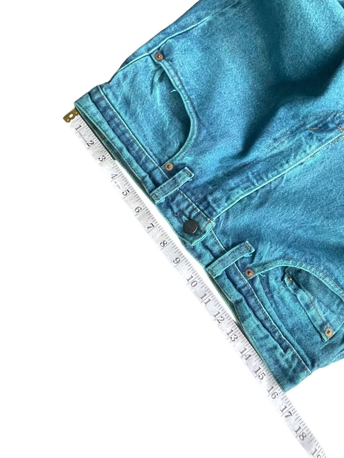 Levi's × Vintage Vintage 80’s Levis 505 Dye Green Denim Size US 33 - 20 Thumbnail