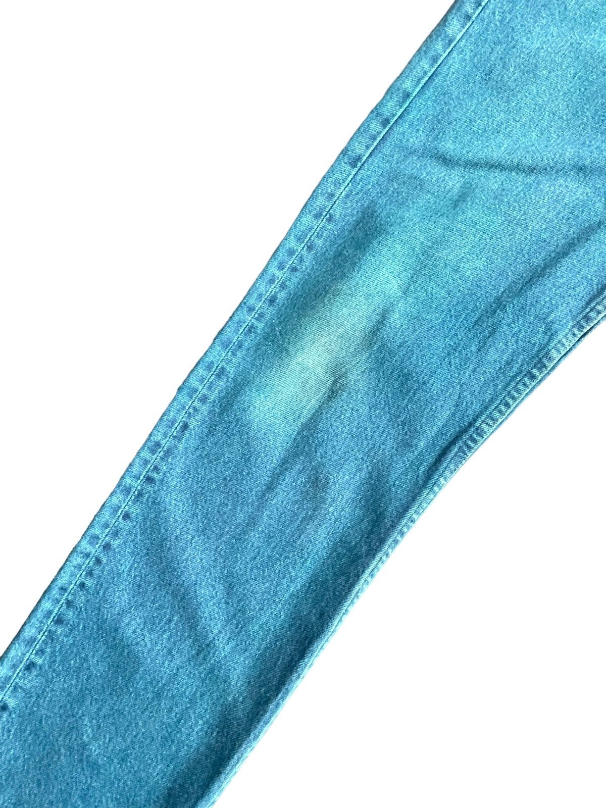 Levi's × Vintage Vintage 80’s Levis 505 Dye Green Denim Size US 33 - 4 Thumbnail