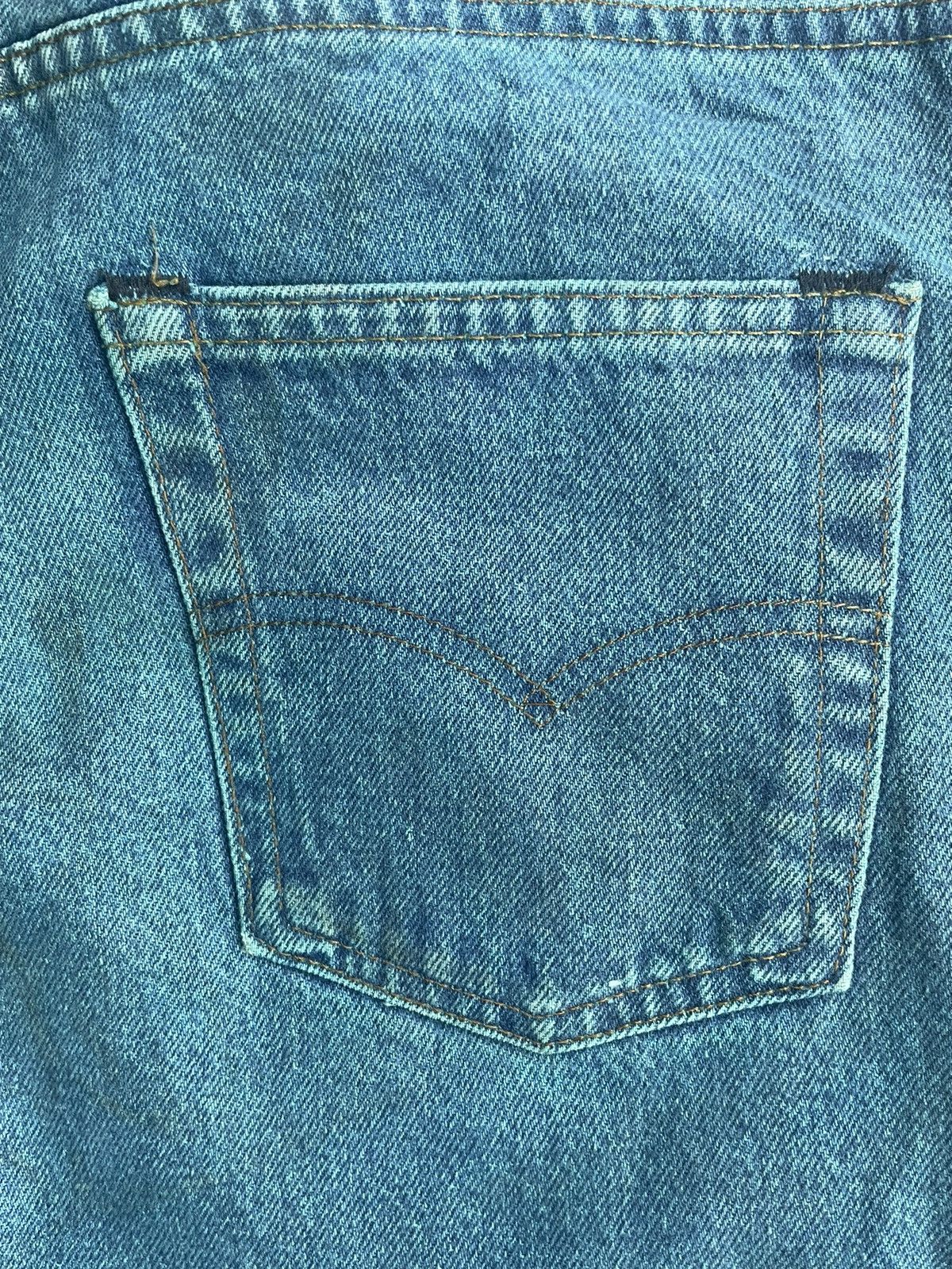 Levi's × Vintage Vintage 80’s Levis 505 Dye Green Denim Size US 33 - 13 Thumbnail