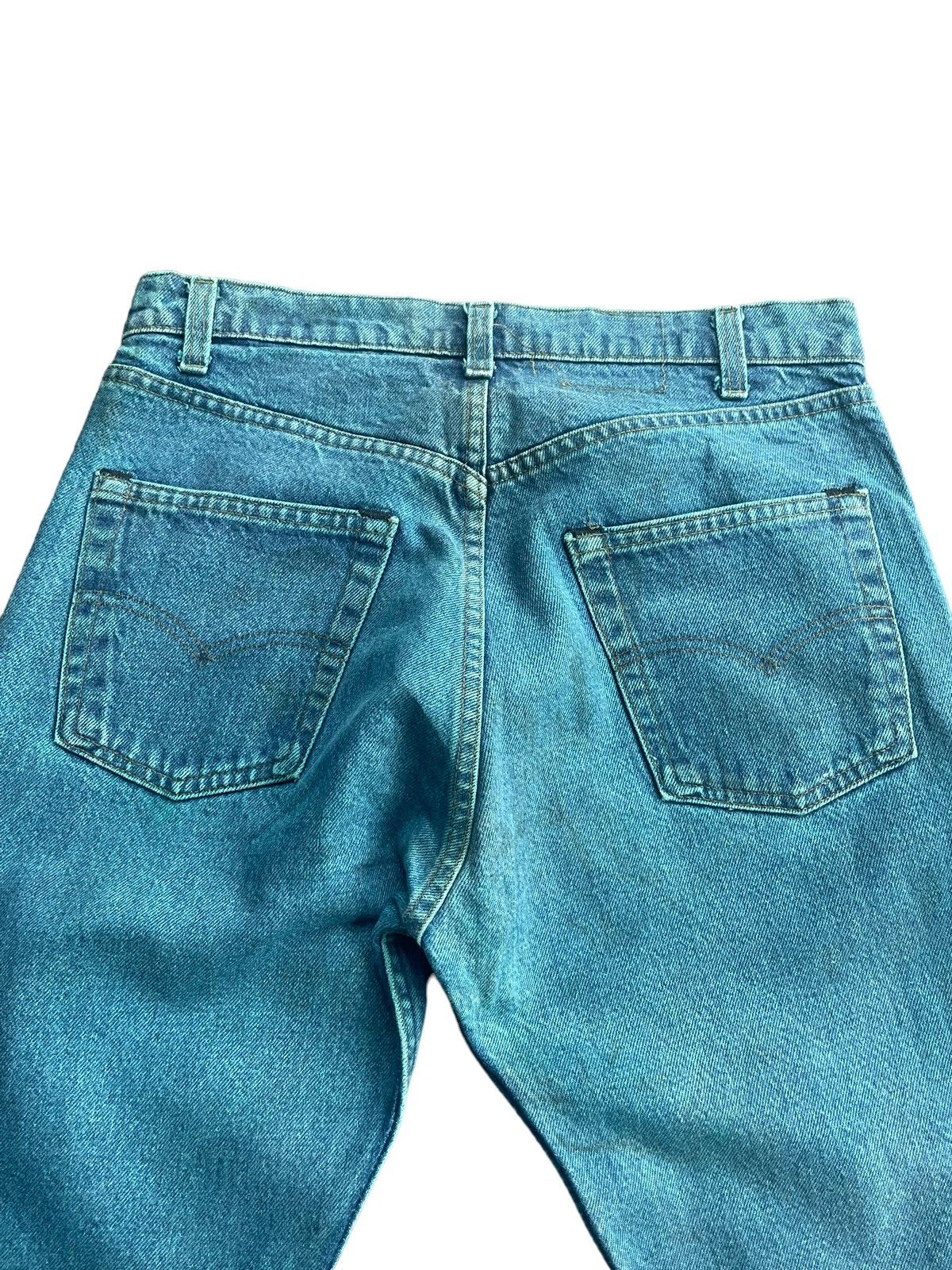 Levi's × Vintage Vintage 80’s Levis 505 Dye Green Denim Size US 33 - 10 Thumbnail
