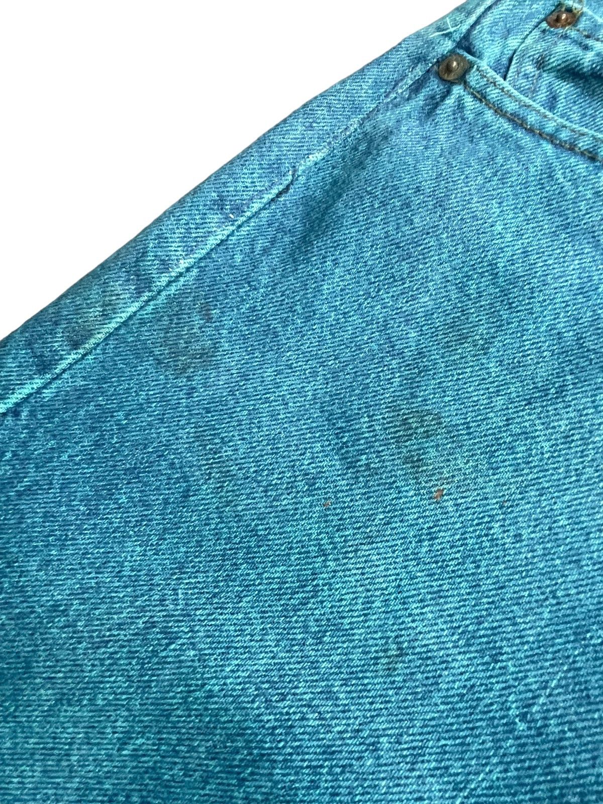 Levi's × Vintage Vintage 80’s Levis 505 Dye Green Denim Size US 33 - 7 Thumbnail