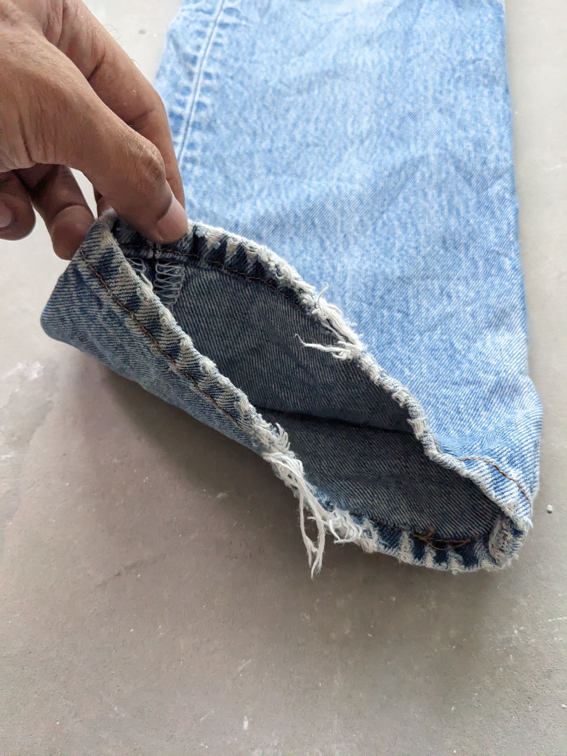 Levi's × Vintage OPEN ORDER 🔥 Vintage Levis 501 Sashiko Boro Custom Made Size US 30 / EU 46 - 9 Thumbnail