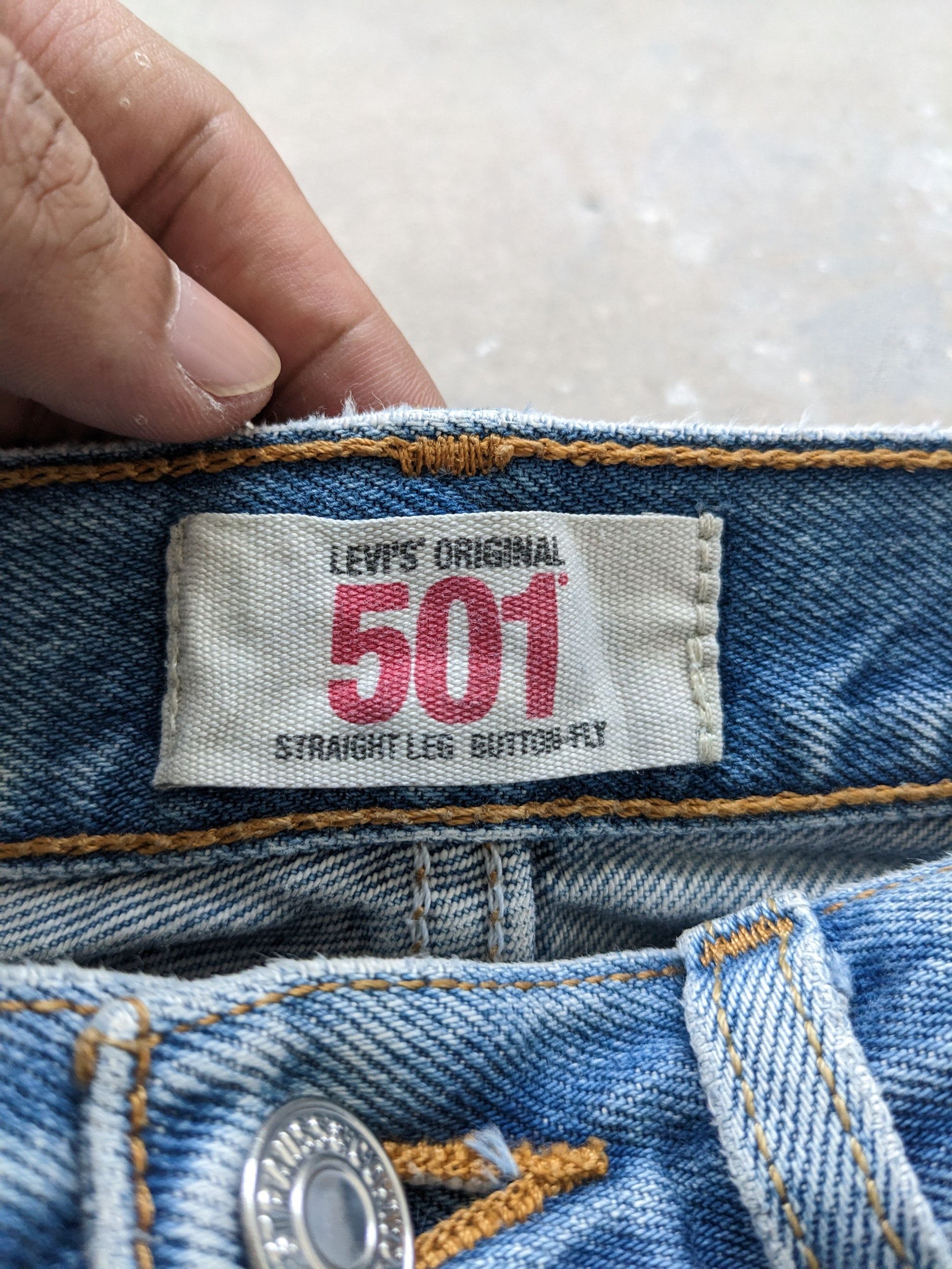 Levi's × Vintage OPEN ORDER 🔥 Vintage Levis 501 Sashiko Boro Custom Made Size US 30 / EU 46 - 4 Thumbnail