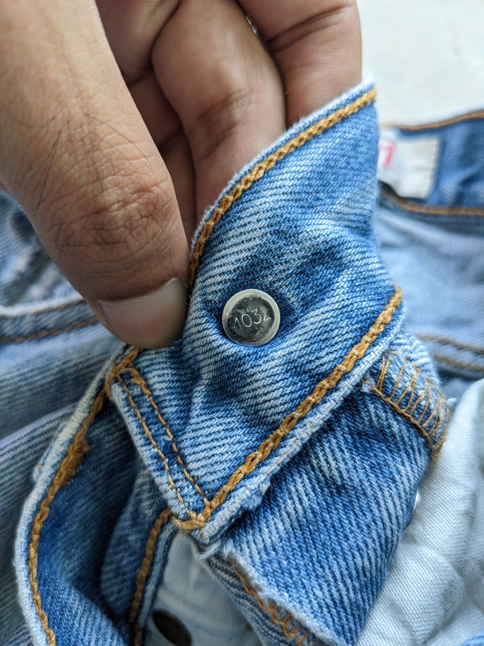 Levi's × Vintage OPEN ORDER 🔥 Vintage Levis 501 Sashiko Boro Custom Made Size US 30 / EU 46 - 18 Thumbnail