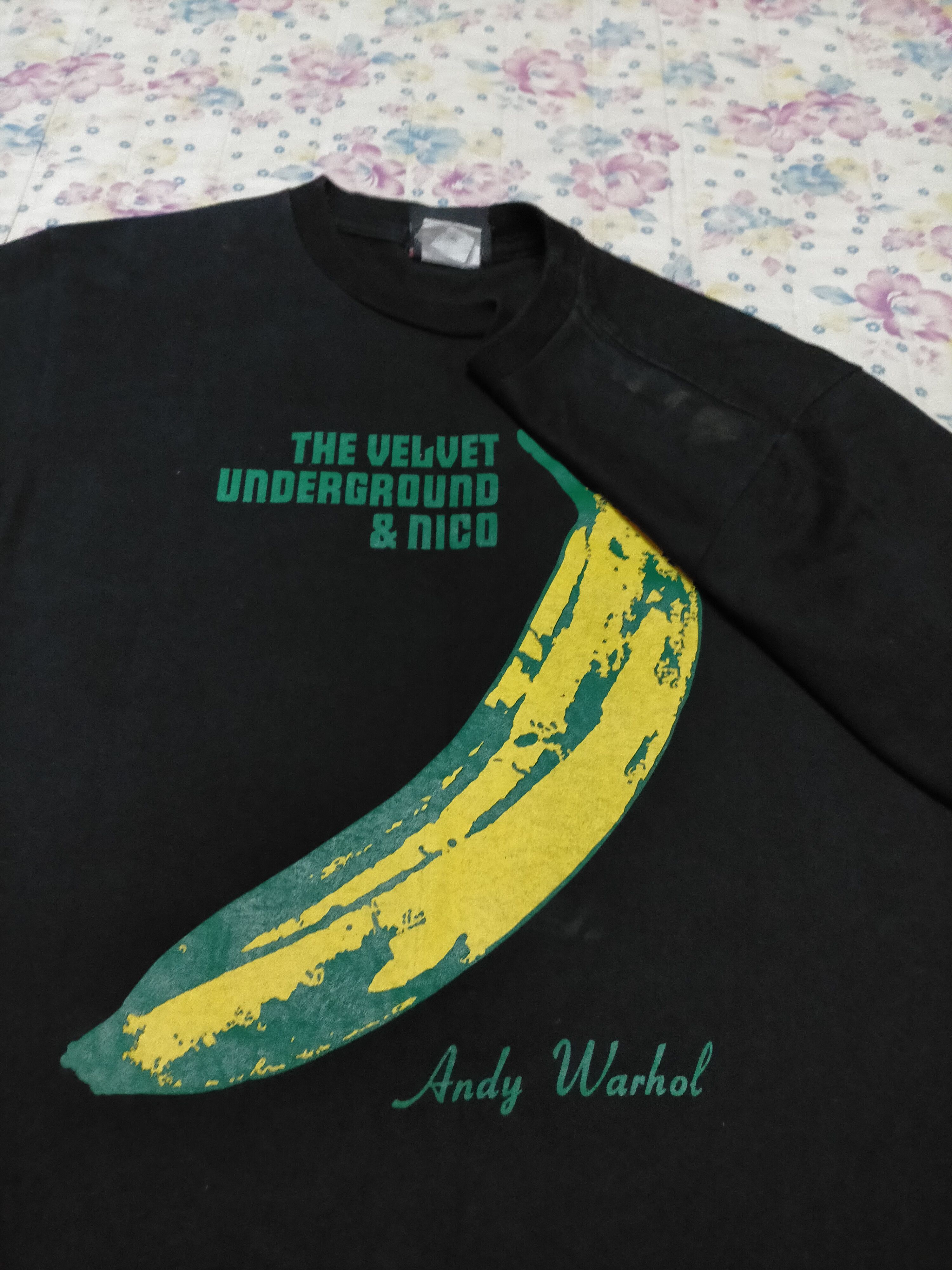 Band Tees × Vintage Vintage 90s The velvet underground & nico Andy warhol Tee Size US M / EU 48-50 / 2 - 4 Thumbnail