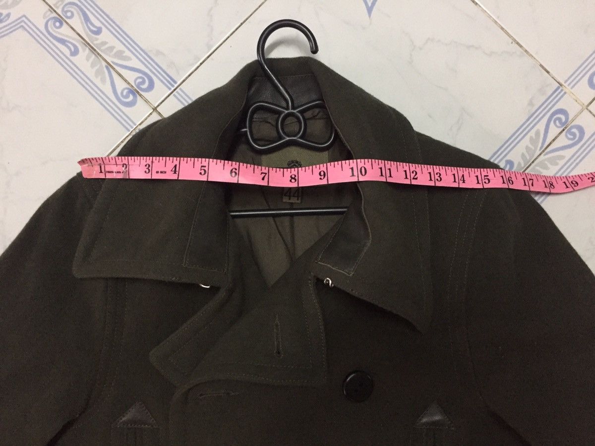 Nigel Cabourn Vtg 90s Nigel Cabourn Wool & Nylon Military Style Pea Coat Size US S / EU 44-46 / 1 - 19 Thumbnail
