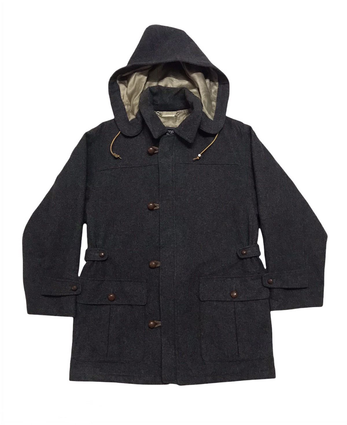Burberry Burberrys Wool Mid Jacket Hooded Size US M / EU 48-50 / 2 - 1 Thumbnail
