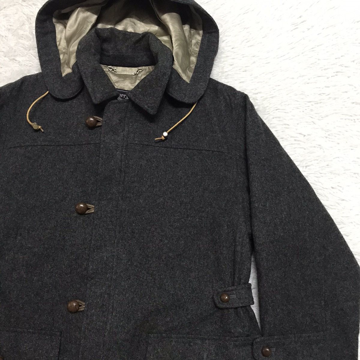 Burberry Burberrys Wool Mid Jacket Hooded Size US M / EU 48-50 / 2 - 4 Thumbnail