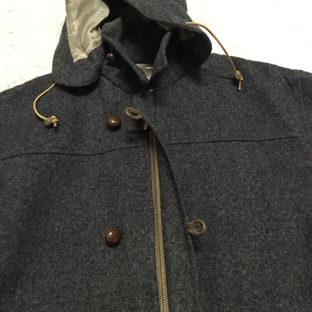 Burberry Burberrys Wool Mid Jacket Hooded Size US M / EU 48-50 / 2 - 8 Thumbnail