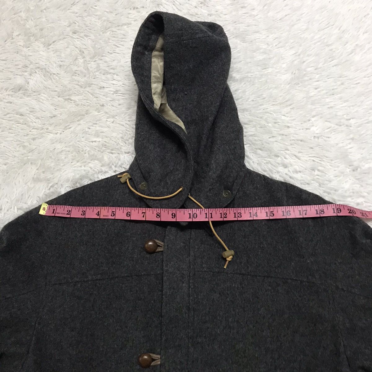 Burberry Burberrys Wool Mid Jacket Hooded Size US M / EU 48-50 / 2 - 15 Thumbnail