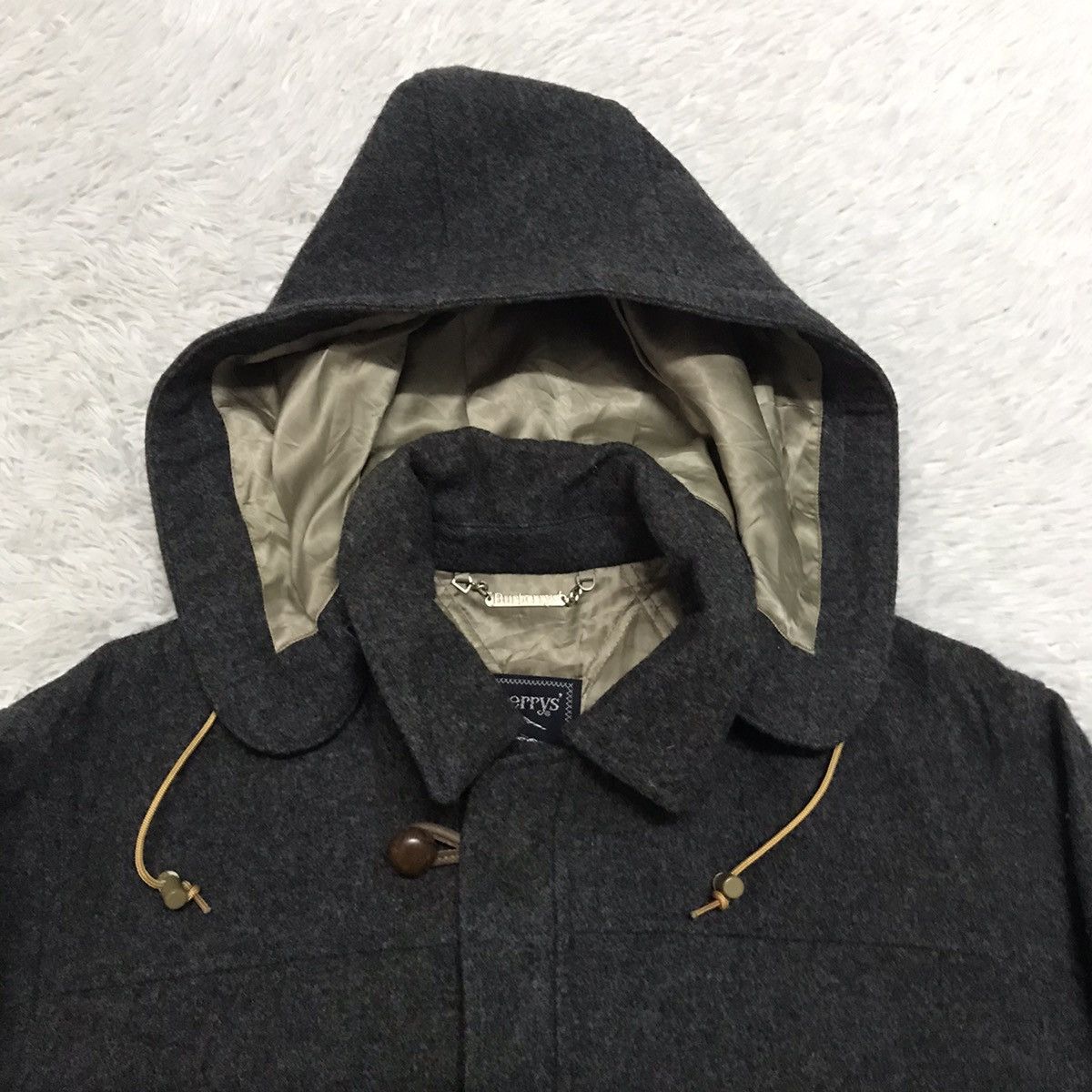 Burberry Burberrys Wool Mid Jacket Hooded Size US M / EU 48-50 / 2 - 5 Thumbnail