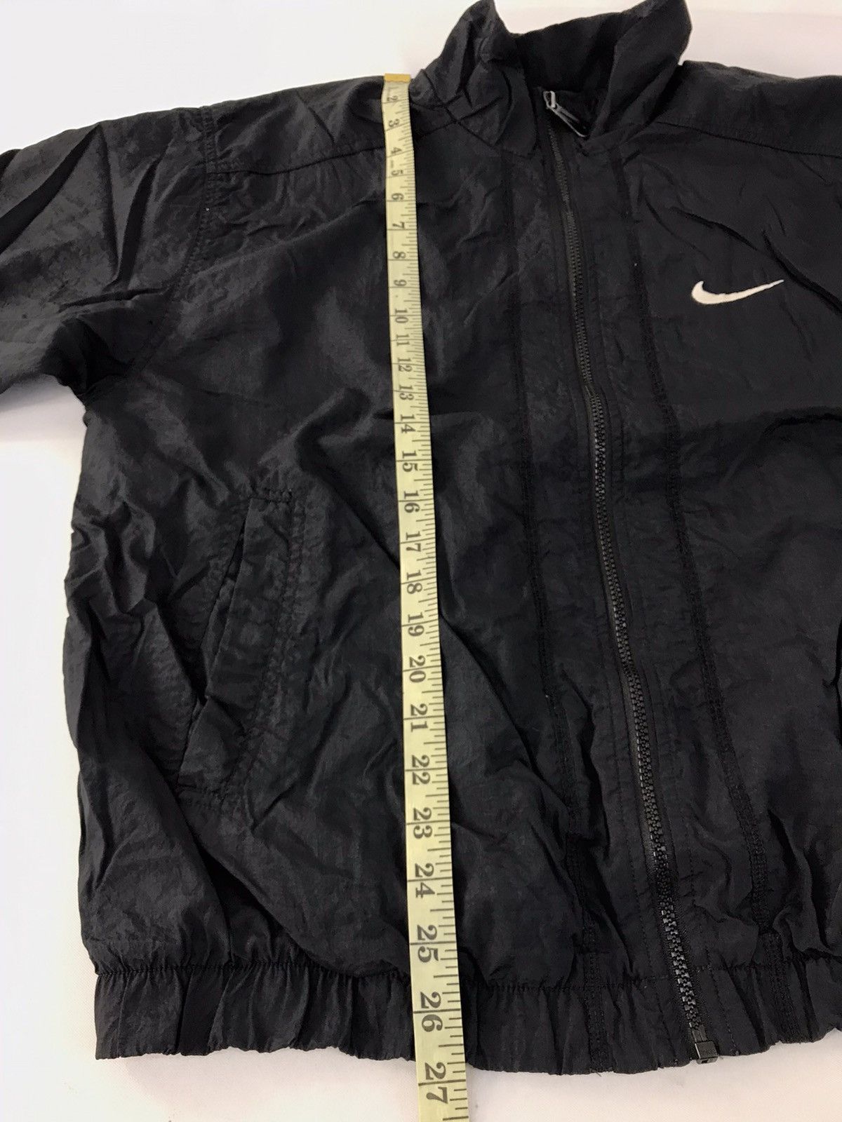 Nike × Vintage 90s Nike Quilted Windbreakers Zip Up Big Embroidery Logo Size US L / EU 52-54 / 3 - 12 Thumbnail