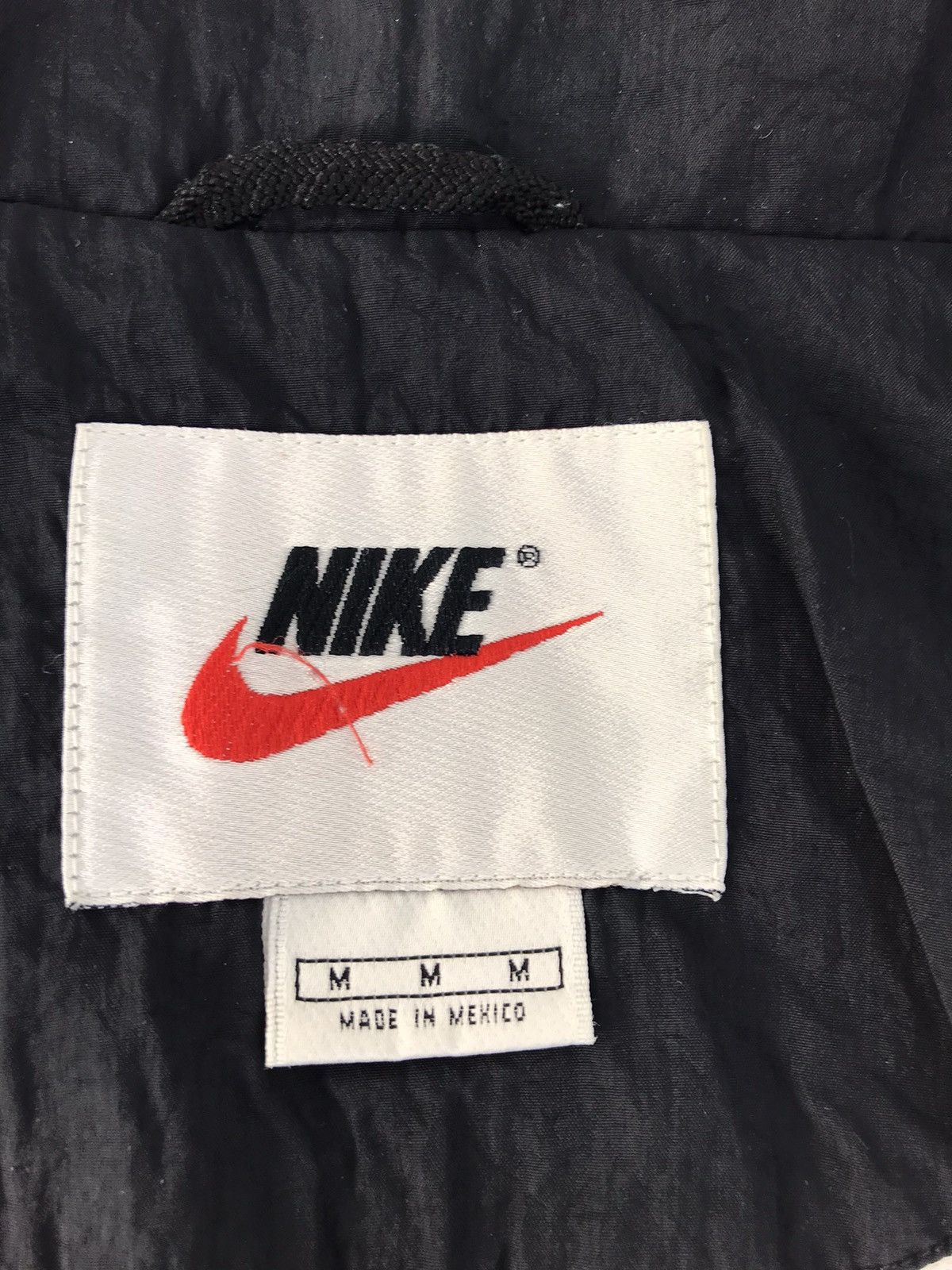Nike × Vintage 90s Nike Quilted Windbreakers Zip Up Big Embroidery Logo Size US L / EU 52-54 / 3 - 7 Thumbnail