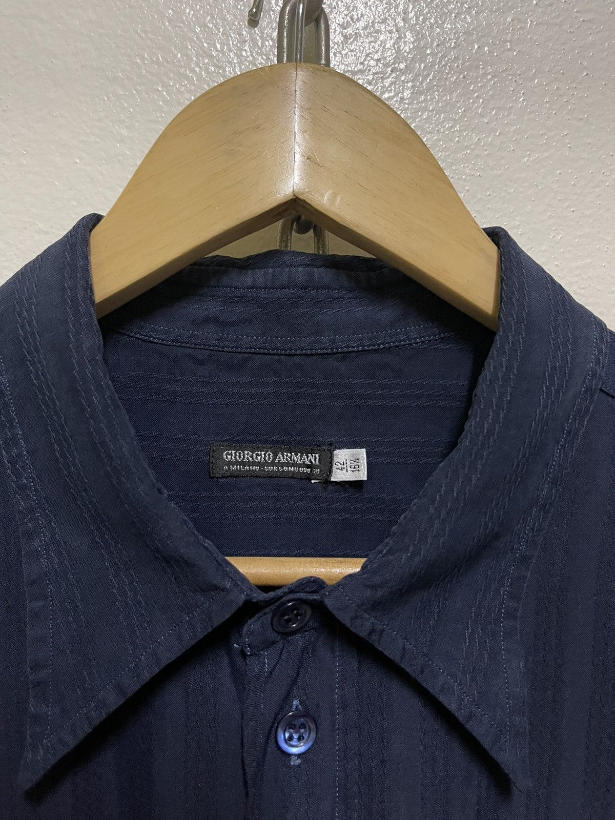 Giorgio Armani Giorgio Armani Shirt Long Sleeve Size US M / EU 48-50 / 2 - 11 Thumbnail