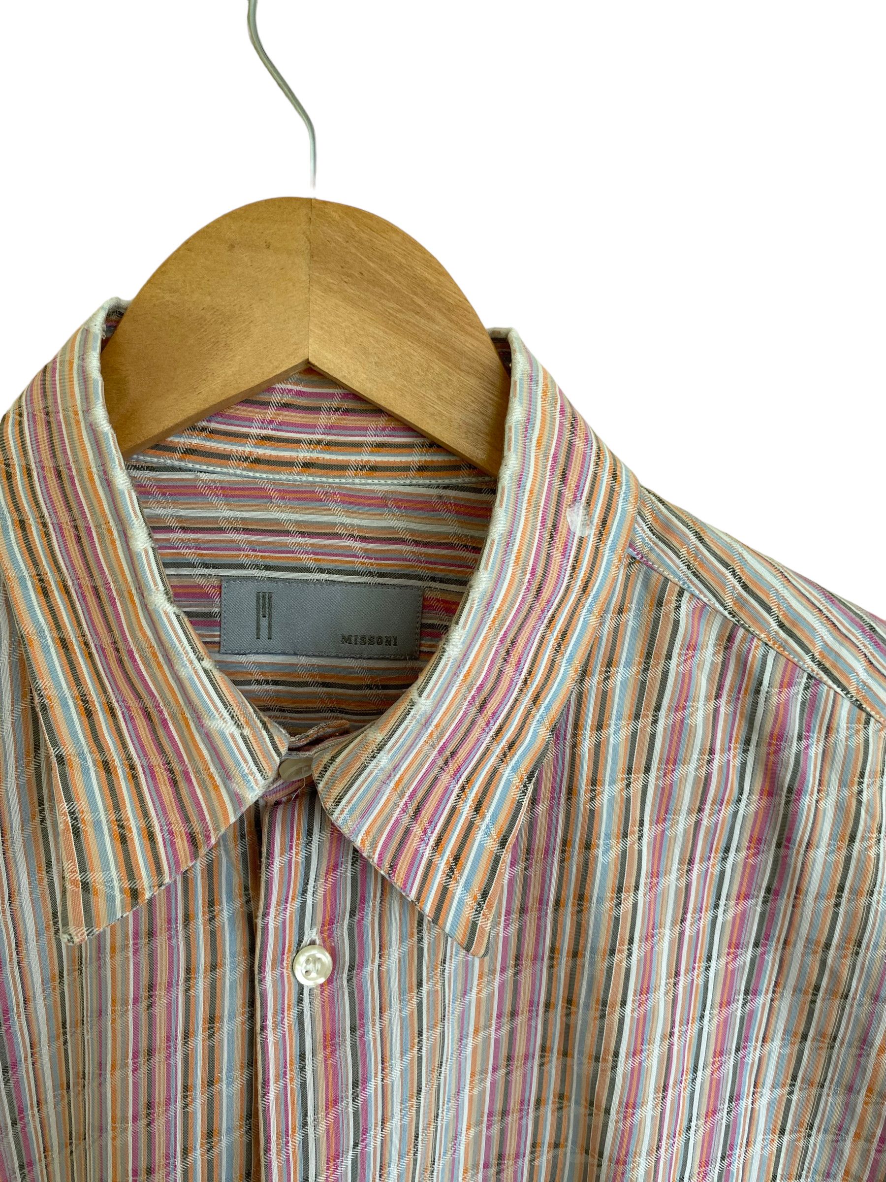 Missoni × Vintage Missoni striped vintage shirt Size US L / EU 52-54 / 3 - 4 Thumbnail