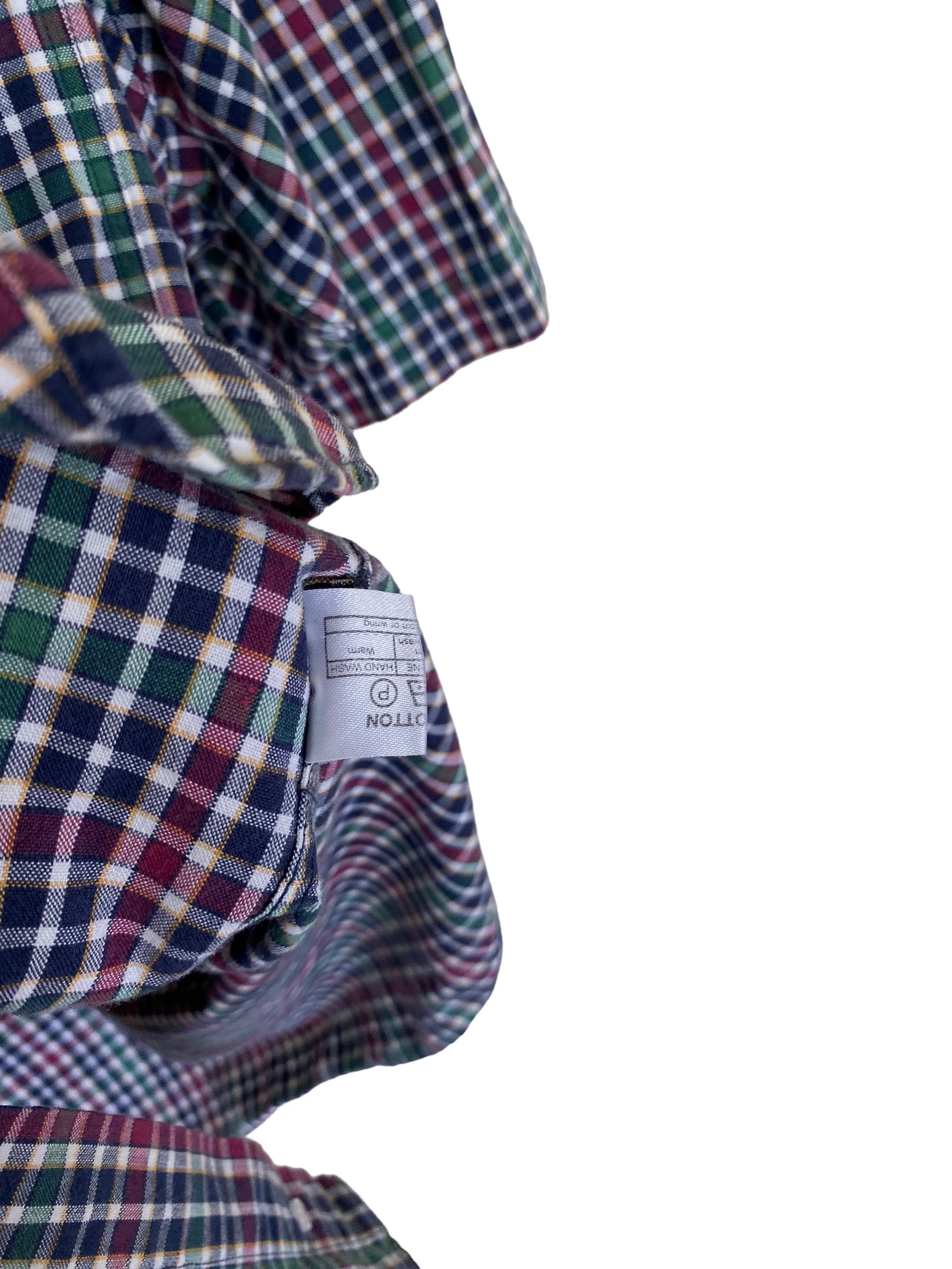 Burberry × Vintage Burberry vintage checkered short sleeve shirt Size US XL / EU 56 / 4 - 2 Thumbnail