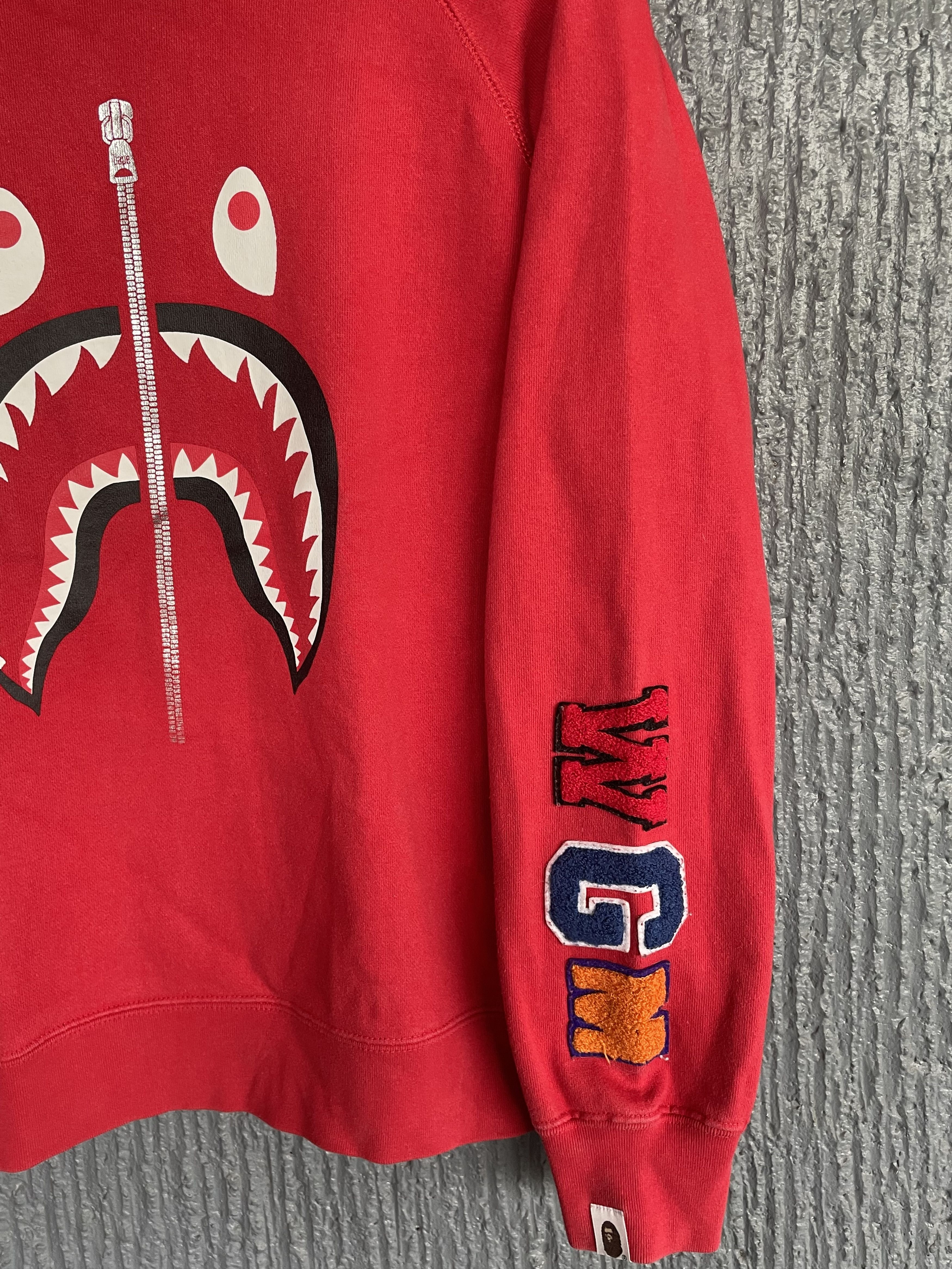 Bape Bape Shark Crewneck Size S / US 4 / IT 40 - 4 Thumbnail