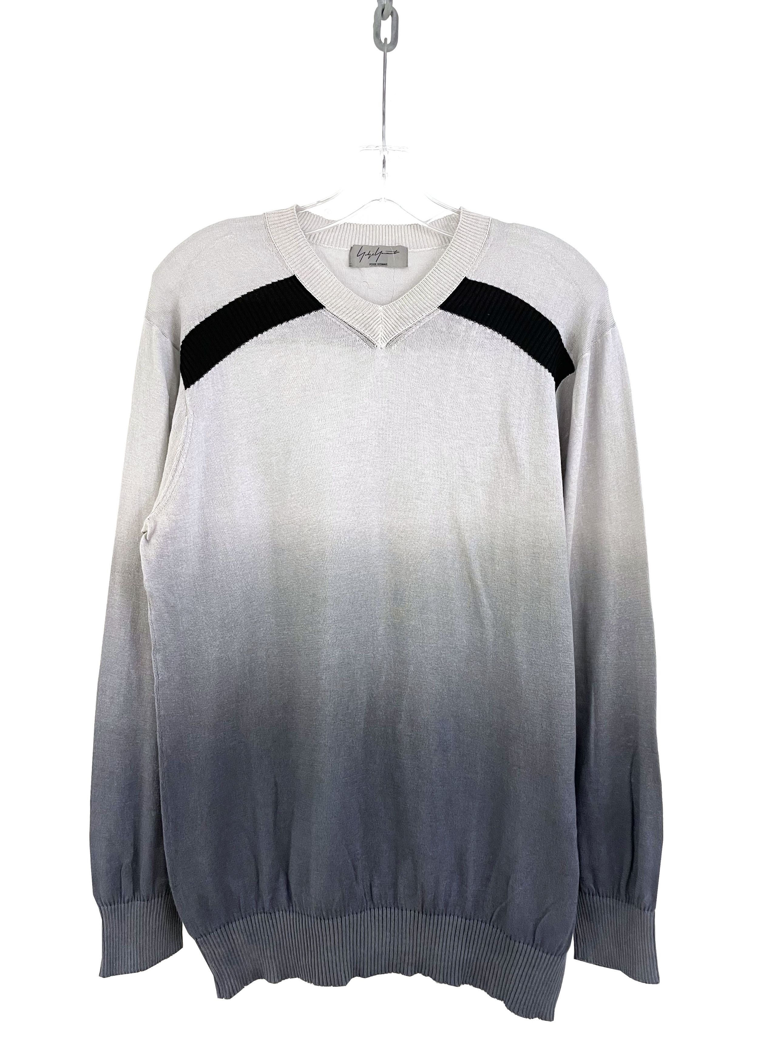 Yohji Yamamoto SS12 Gradient Silk Sweater Size US L / EU 52-54 / 3 - 1 Thumbnail