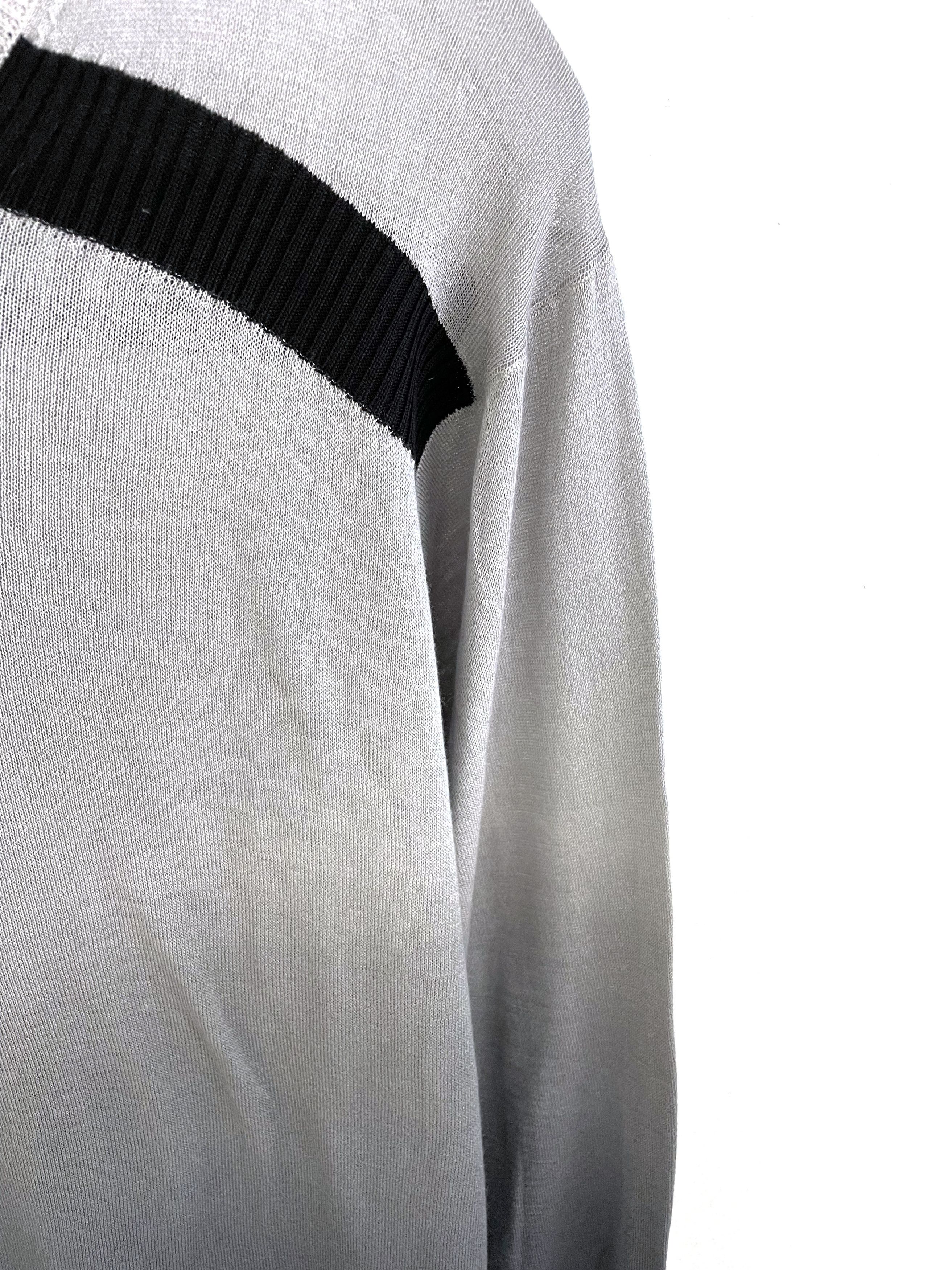 Yohji Yamamoto SS12 Gradient Silk Sweater Size US L / EU 52-54 / 3 - 5 Thumbnail