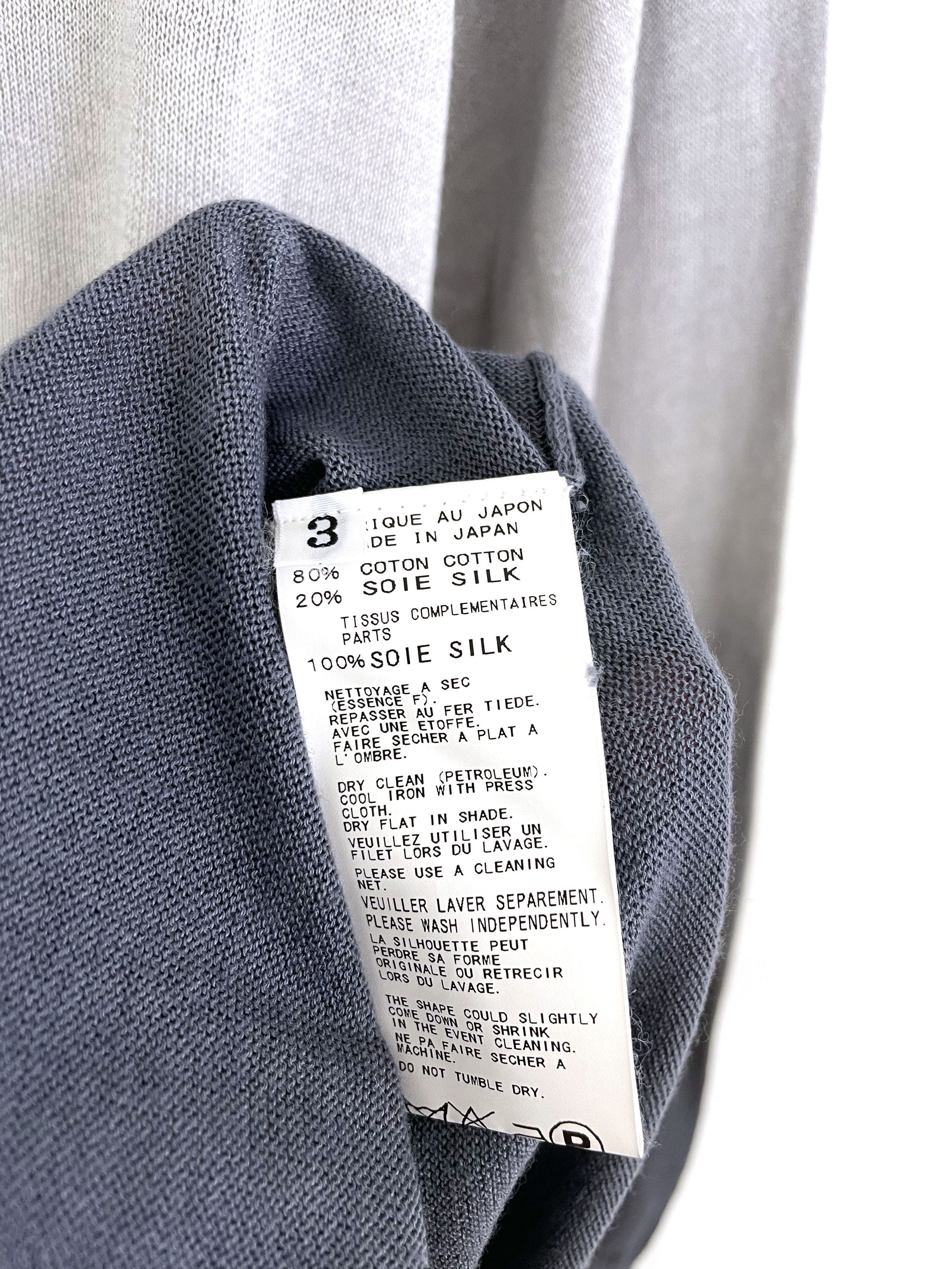 Yohji Yamamoto SS12 Gradient Silk Sweater Size US L / EU 52-54 / 3 - 6 Thumbnail