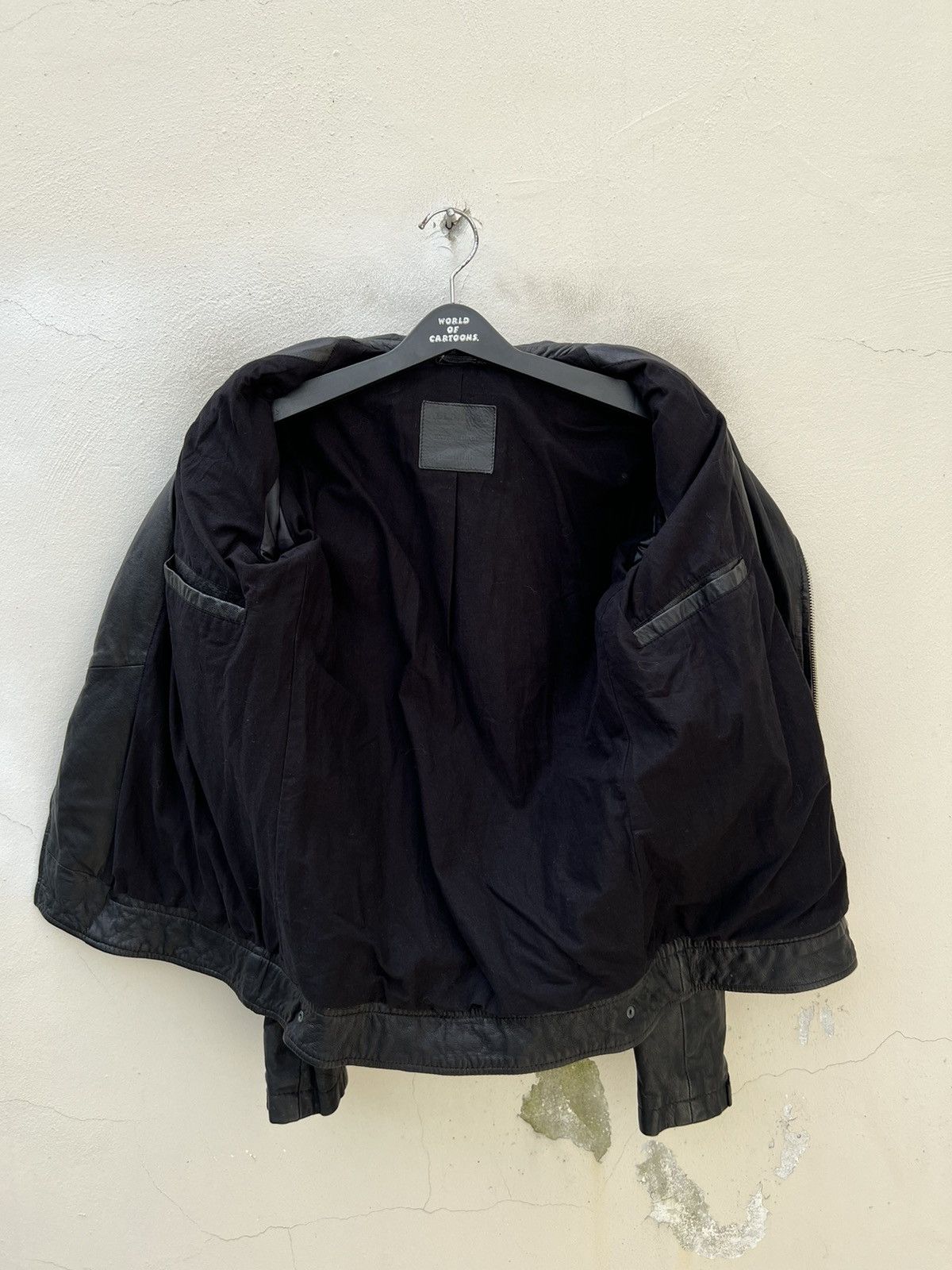 Allsaints Allsaints Kushiro Leather Biker Jacket Double Collar Size US XS / EU 42 / 0 - 18 Thumbnail