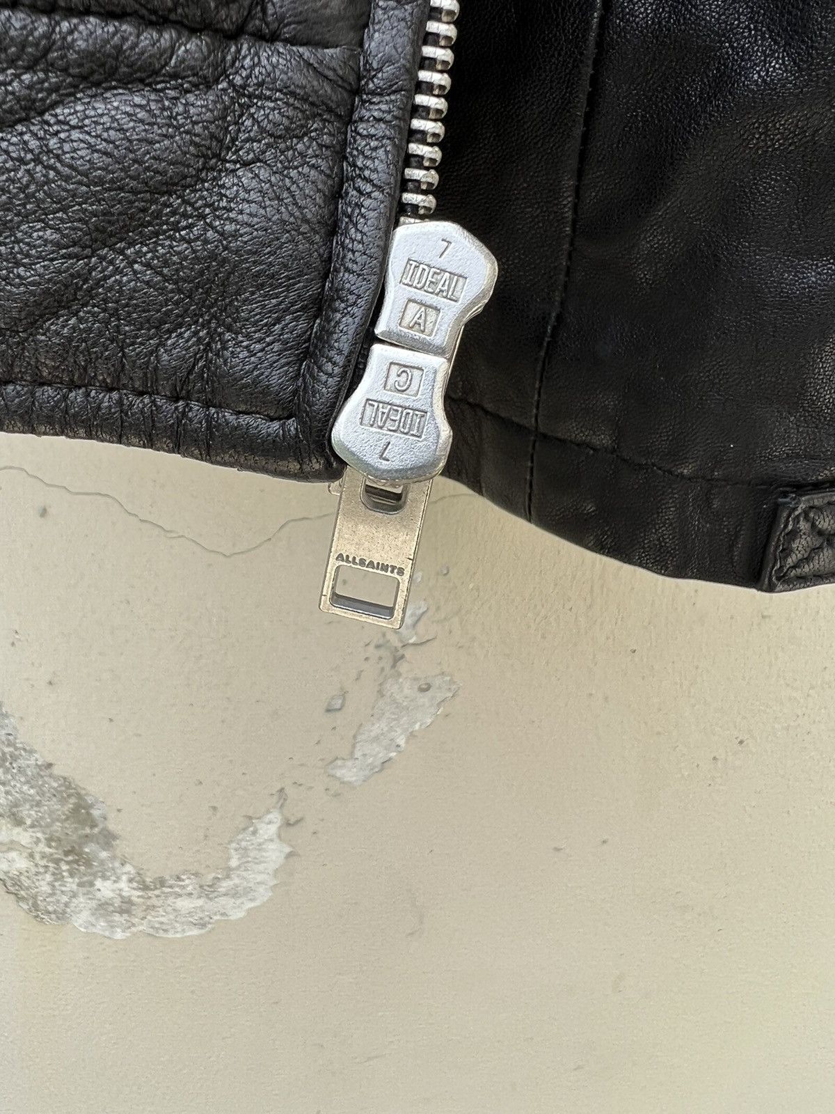 Allsaints Allsaints Kushiro Leather Biker Jacket Double Collar Size US XS / EU 42 / 0 - 17 Thumbnail